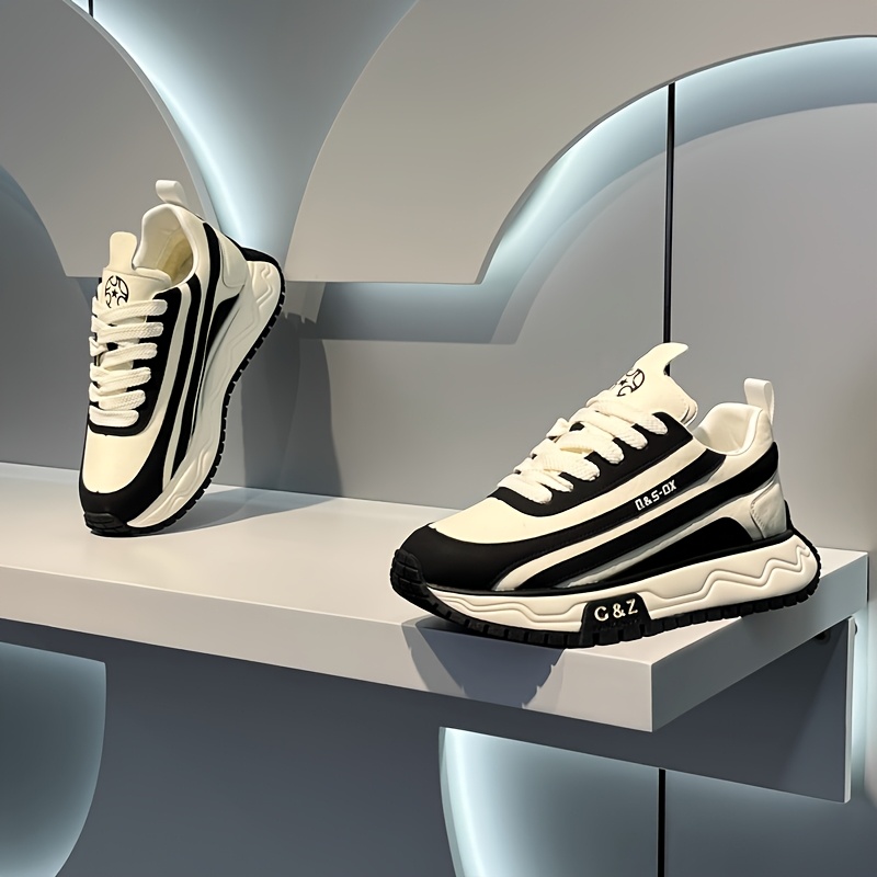 [Zapatillas] Nuevas Zapatillas de Hombre Versátiles, Gruesas, Bajas, Estilo "Dad Shoes", Transpirables, Cómodas, Ligeras, Calzado Deportivo Casual Popular