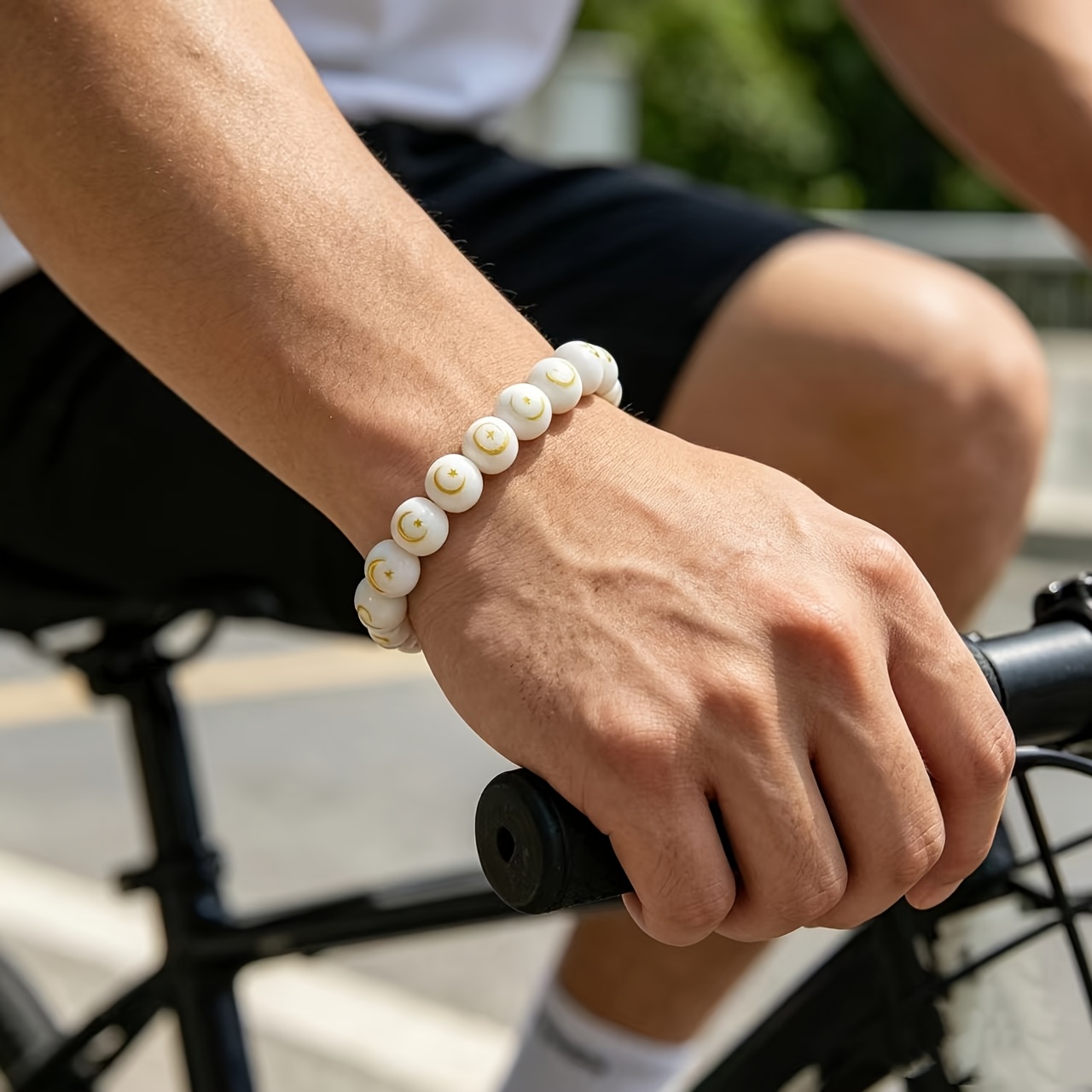 Unisex Star Blessing Zen Style Bead Bracelet, Tranquility Gift