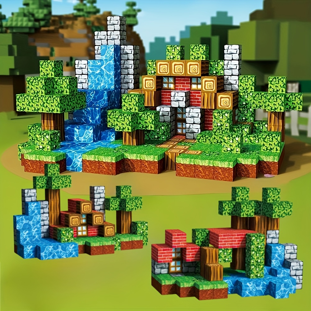 Tuiles Magnétiques, 62 PCS, Blocs De Construction Magnétiques Pour Enfants, Jouets De Construction éducatifs Sensoriels STEM à Empiler Avec Groupes De Roues, Pour Tout-petits De 4 Ans Et Plus | FR