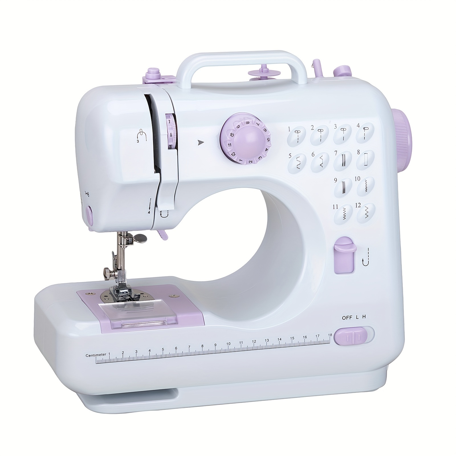 

505a 12 Needle Multifunctional Sewing Machine, Electric Sewing Machine, Mini Household Double Thread Sewing Machine