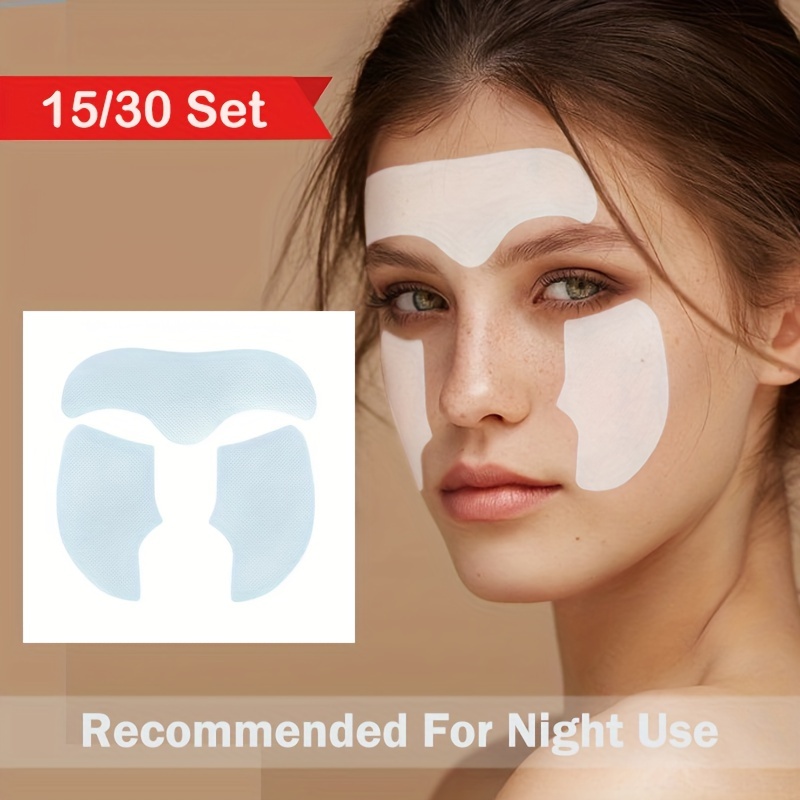 

15/30 New Set Of Disposable Diy Facial Mask For Home Use In Hotels, Three-piece Set Of Dry Paper Mask, Instant Dissolvable Mask Paper