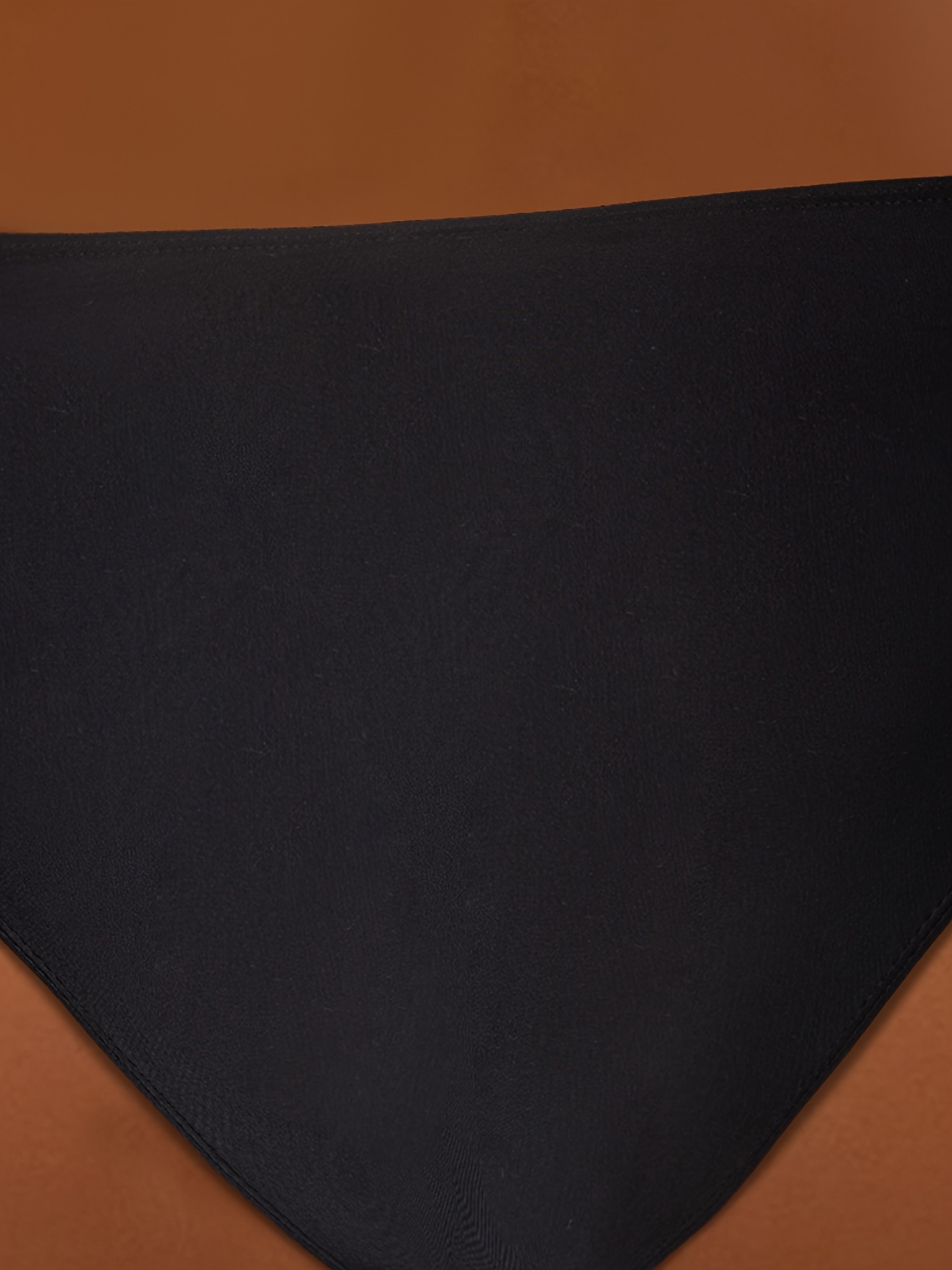 25SS Midsummer Trend Summer Beach Women's Pleated Solid Color Bikini Bottoms