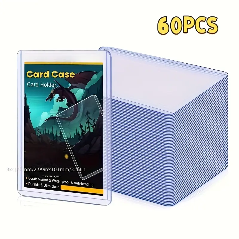 soccer card sleeves Rucher 4-Pocket Binder Waterproof, 55 Sleeves, Green Made from premium waterproof PU leather 60pcs 15pcs transparent pvc card