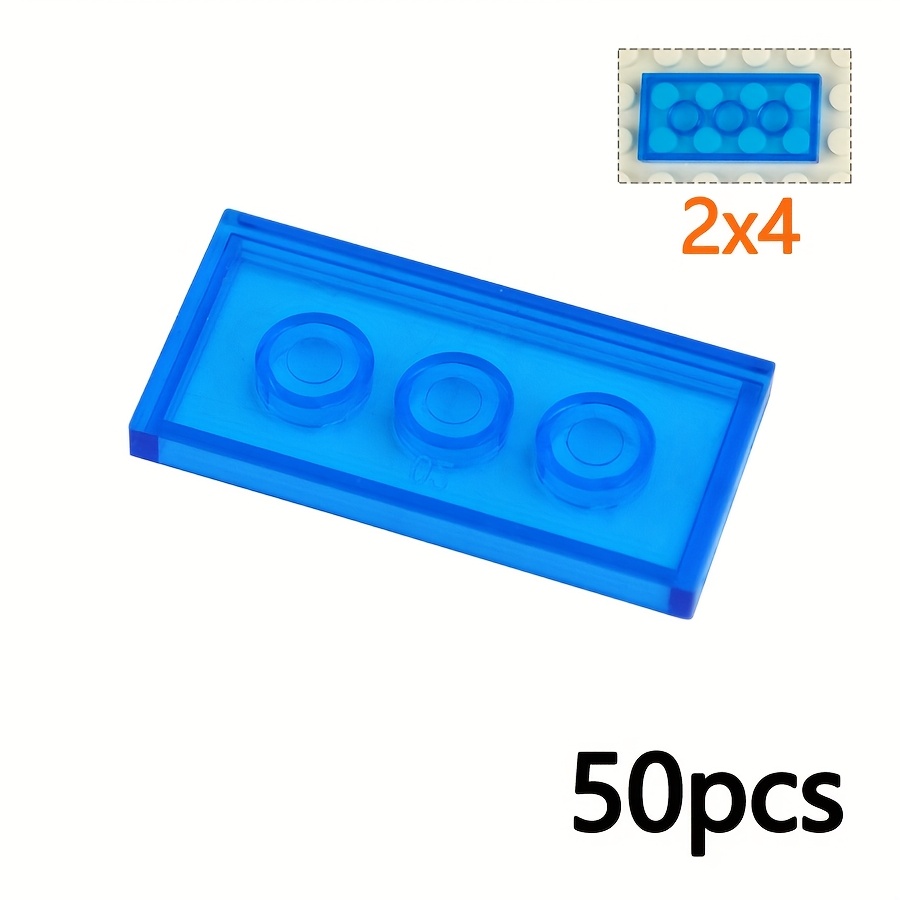 Clear Smooth Bricks & Tile Building Blocks