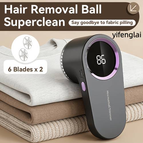 electric lint removers fabric shavers and fuzz trimmers with a design portable and easy to for home or apartment use a battery level indicator a great christmas gift