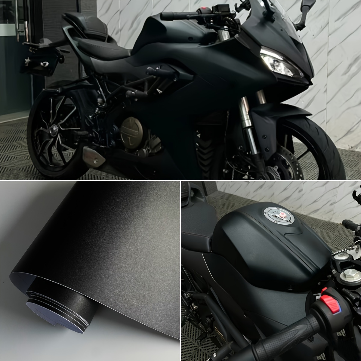 Black Matte Car Decal