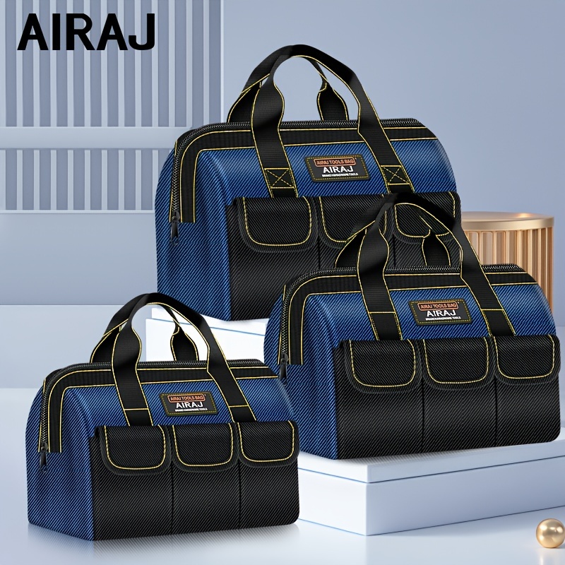 

Airaj 3pcs Set, Heavy Tool For Men, Tool Storage Organizer, Mouth Tote Bag, , , For Electricians, , Mechanics, Workers