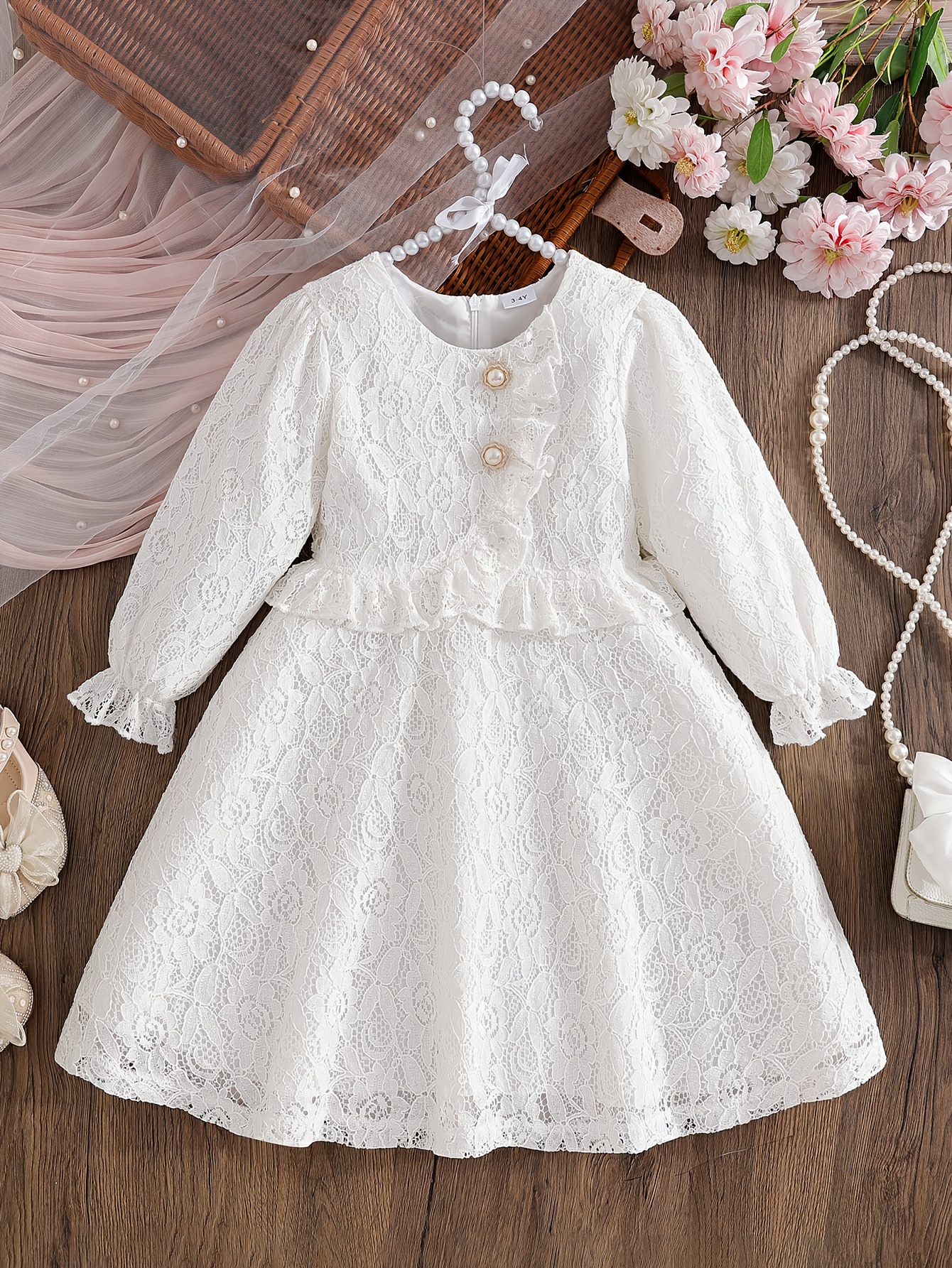 coviviky girls autumn winter elegant sweet lace princess