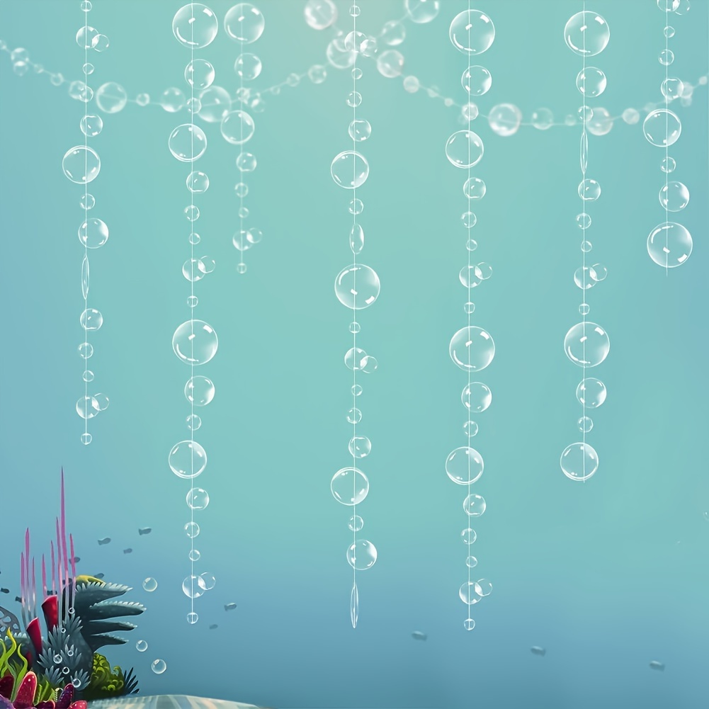 

Mermaid-themed Underwater Garland - Pvc, No Power Needed, Feather-free, Ocean Birthday Parties & Beach Events, Party Decorations | Bubbles Design | Of Bubbles