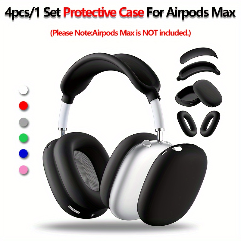 

4pcs/1 Set For , Tpu , Tpu Earphone