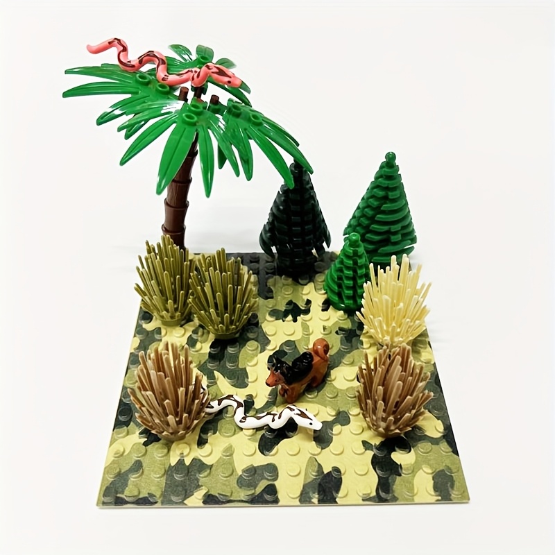 16X16 River Pattern Base Plate for Building Blocks