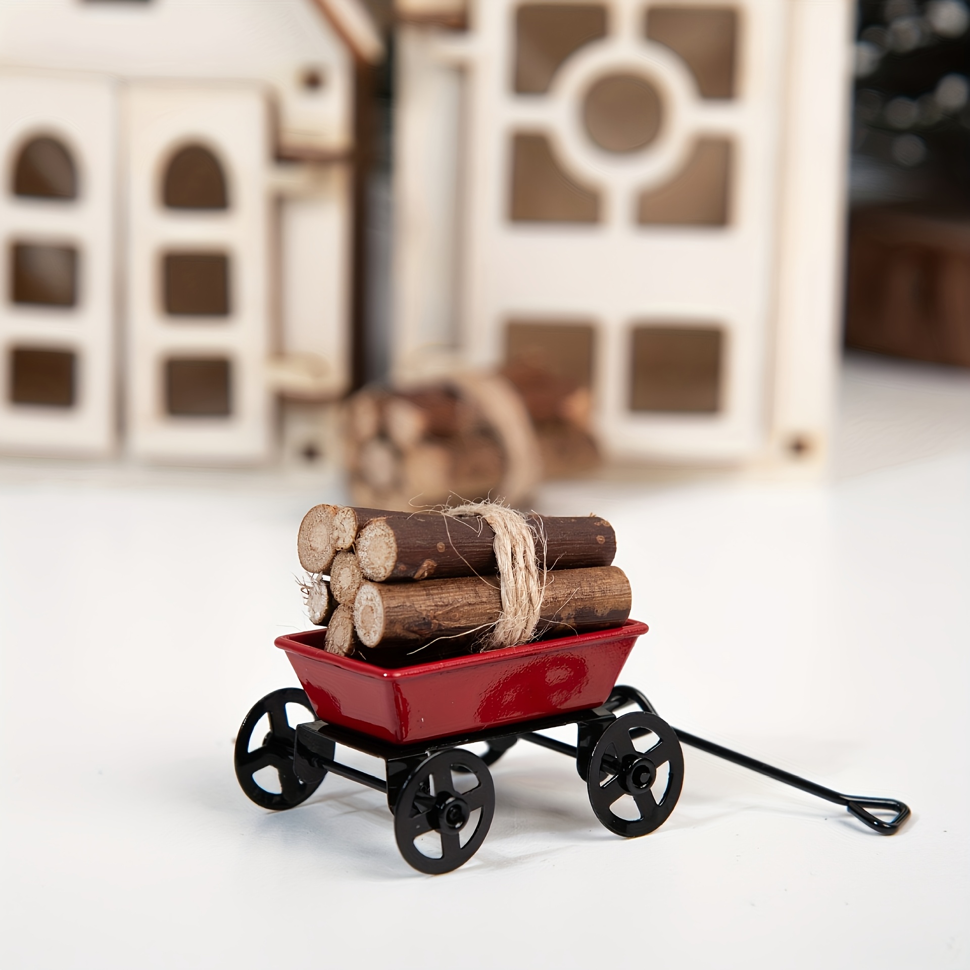 Image of 2pcs Christmas Decoration Small Ornaments, Small Trailer Shooting Props, Scene Additions, Gnome Set Ornaments, Outdoor Decoration, Small Statue Ornaments