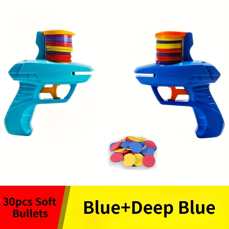 Image of 2pcs Handheld Eva Ufo Floppy Disk Launcher, Novelty Toys For Multiplayer Battles, , Suitable For 3 Years Old And Above, Simple Operation, Parent-child Interactive Toys,random Color