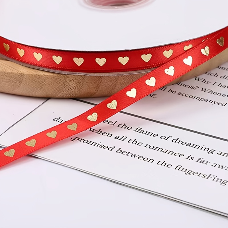 TEMU Cinta de amor para estampado en caliente de 108 pulgadas de largo - Adecuada para empaquetado de , decoración de cajas de regalo de pasteles
