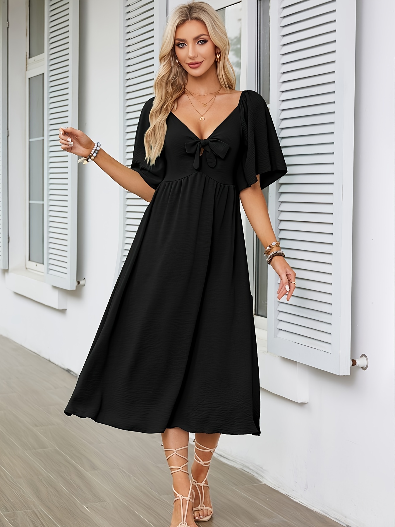loose peplum dress Cocktail Peplum Dress for Women Vintage Casual Work Office Business Pencil  Dress