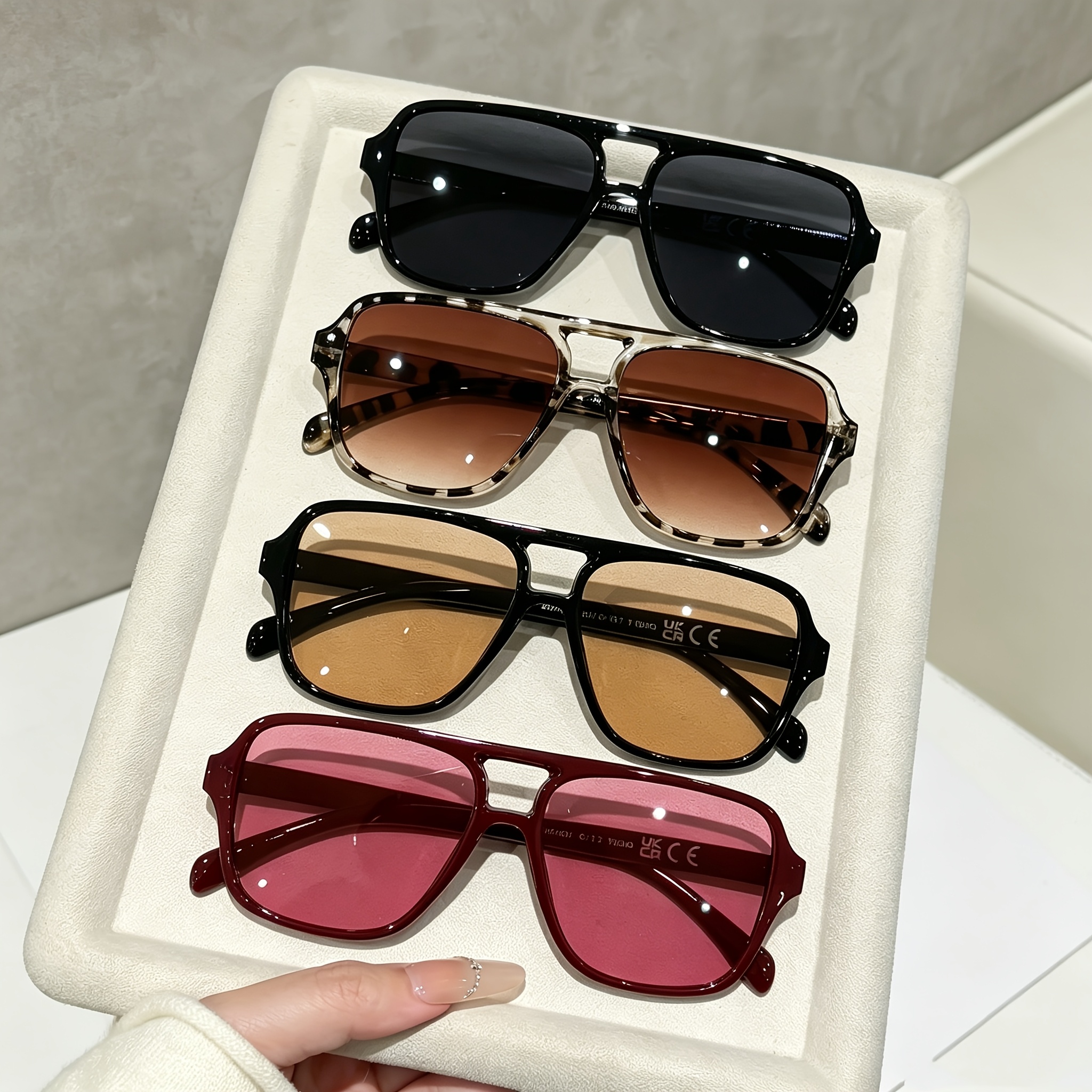 4pcs Unisex Vintage Classic 400 Fashion Fashion Glasses, Suitable For Daily Life, Gifts For , Fits All Face Shapes, Durable, For Carnival Parties And Outdoor Travel