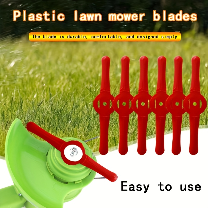 100 Pezzi Lame Di Plastica Rosse Set, Lame Di Plastica Di Ricambio - 2