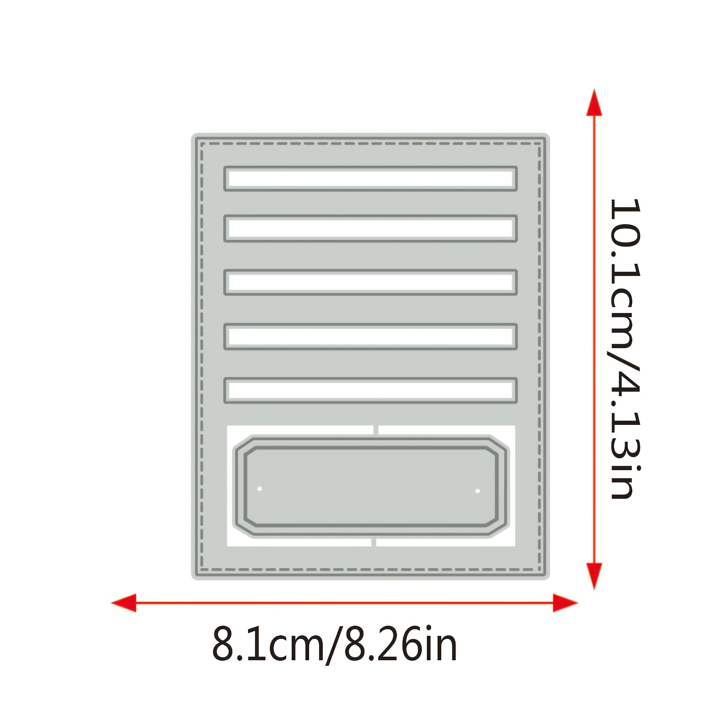 Image of 1pc Metal Cutting Dies Card Bag Diy Paper Craft Knife Mould Blade Punch Stencils Dies