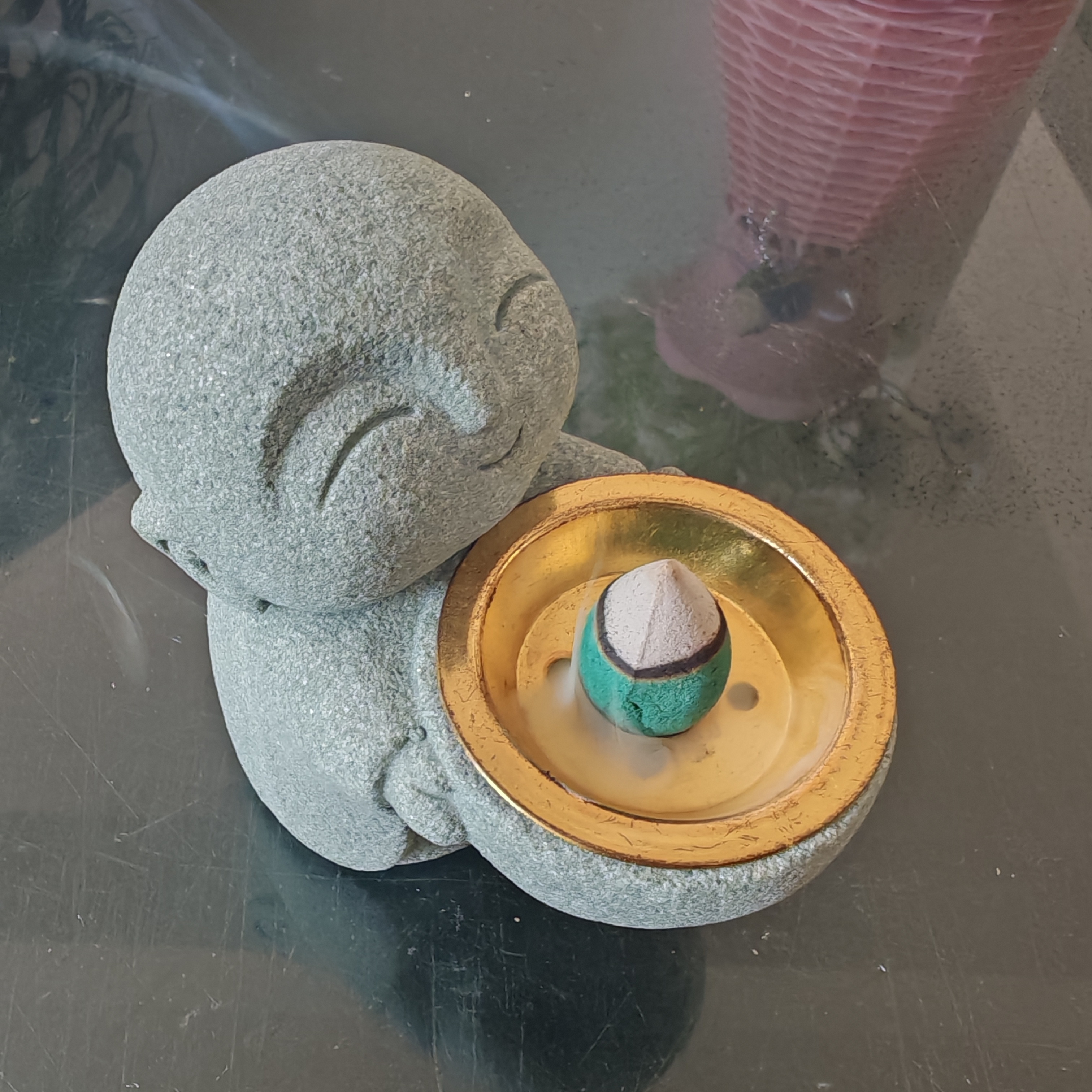 Easy Retro Statue Incense Holder Resin Crafts Ornaments Room Decoration Display