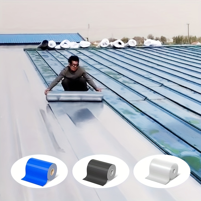 

2 Pe Waterproof Films On , Pe Polyethylene Anti-aging Material, Suitable For Waterproof Tape On , Plastic Surface And Container Roof, Easy To Operate, Tear Off The Protective Film And