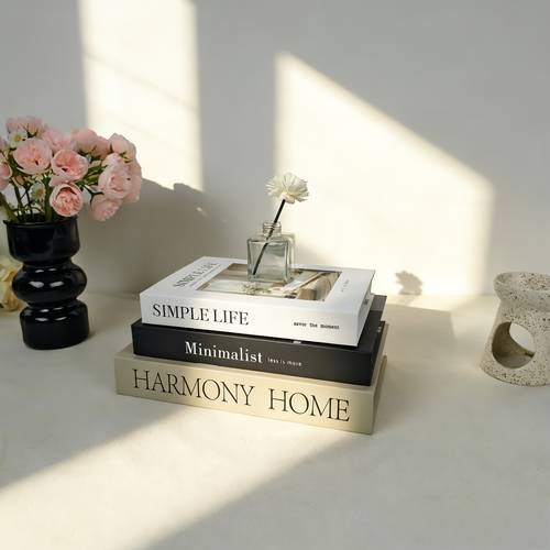 3 books of retro style props coffee shop hotel bookshelf photography and film set decoration books elegant layout high quality for holidays and gifts ideal for christmas thanksgiving