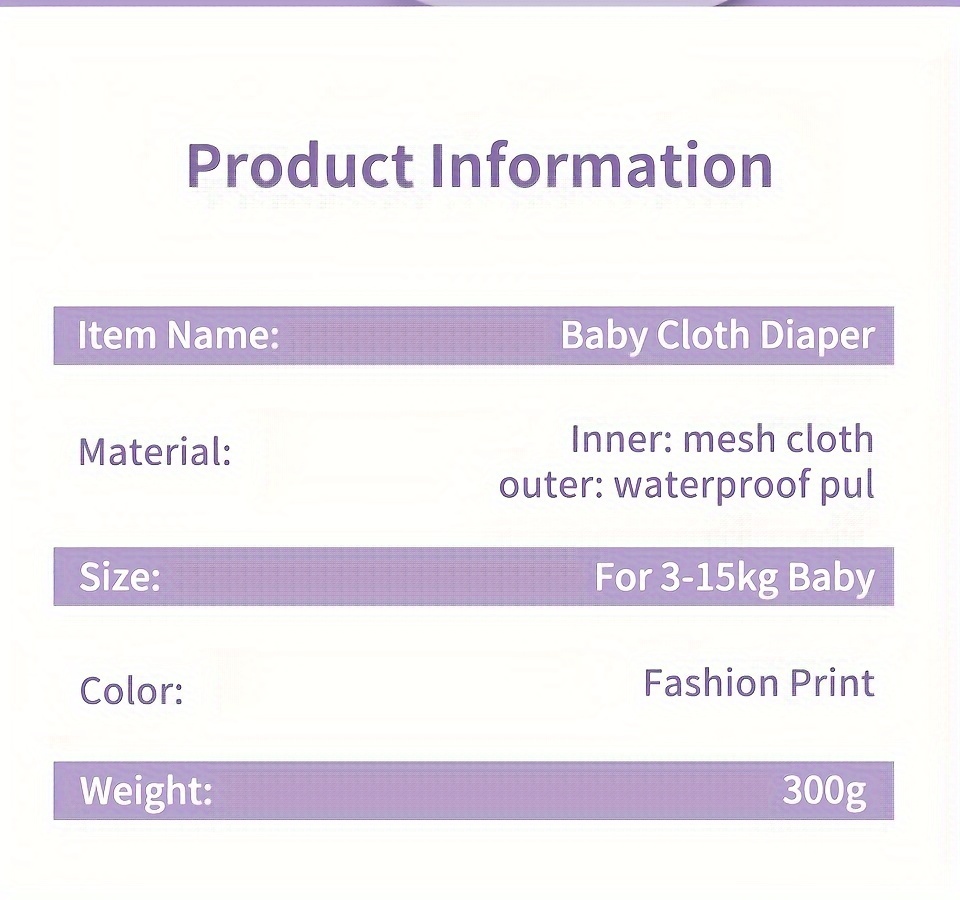   waterproof breathable washable cloth diapers christmas halloween thanksgiving day gift details 1