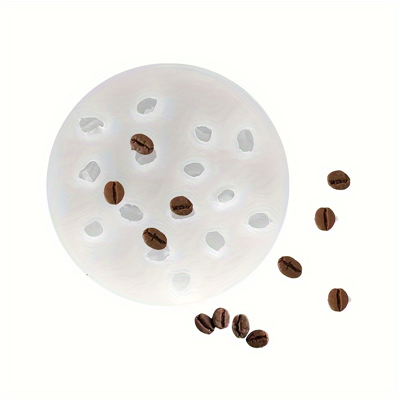 

1pc 3d Coffee Bean Resin Silicone Candle Mold, Diy Aromatherapy & Decorative Accessories Silicone Mold For Round & Square Shapes