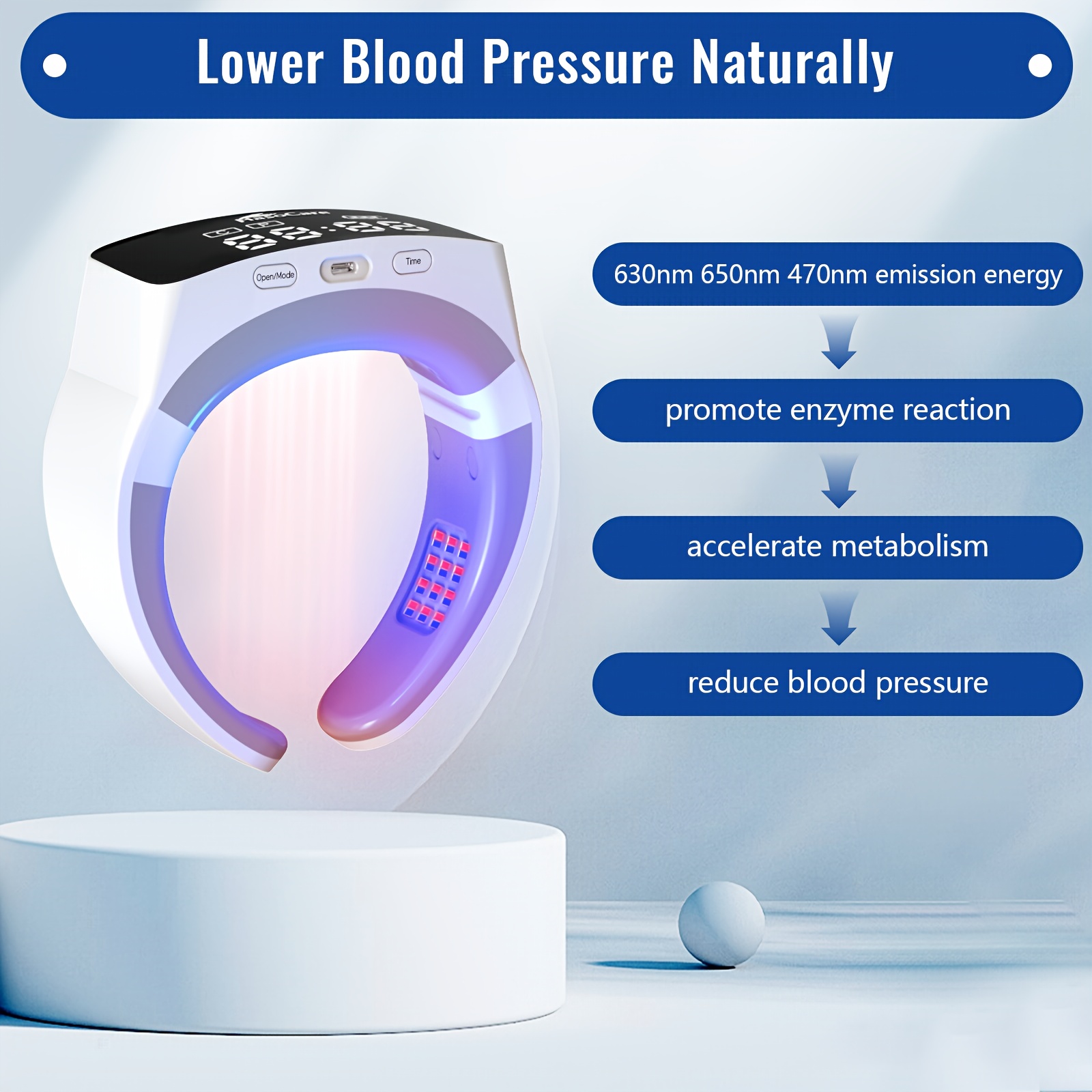 red light   neck massager for adults     circulation   best anniversary fathers mothers day gift for senior parents Product details 0