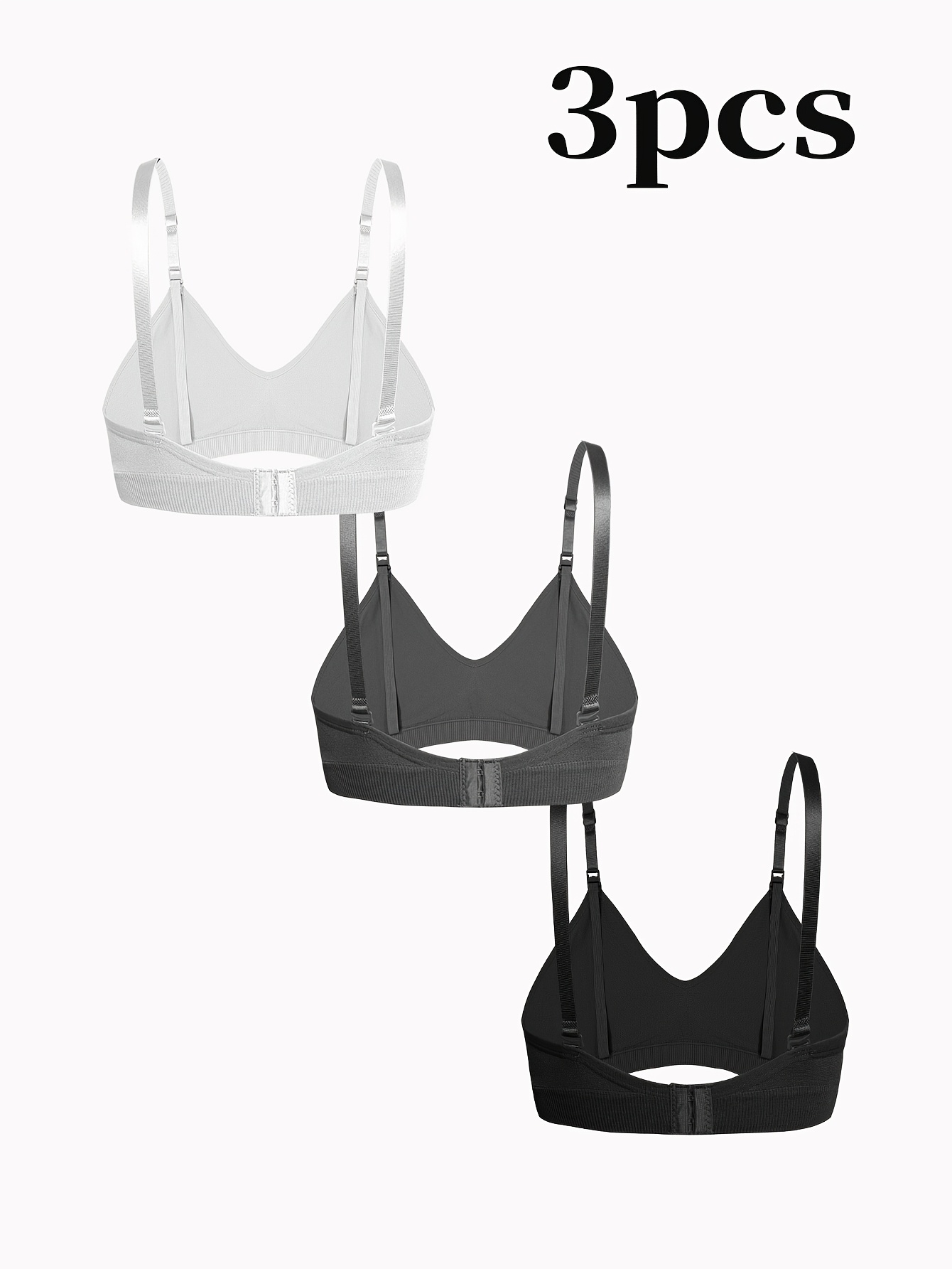 Adjustable Maternity And Nursing Bras for Women, Set of Three