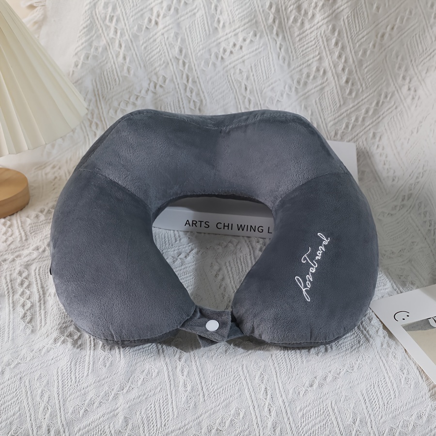 1pc u shaped neck   portable travel pillow neck cervical airplane train car pillow cervical travel bedding pillow details 10