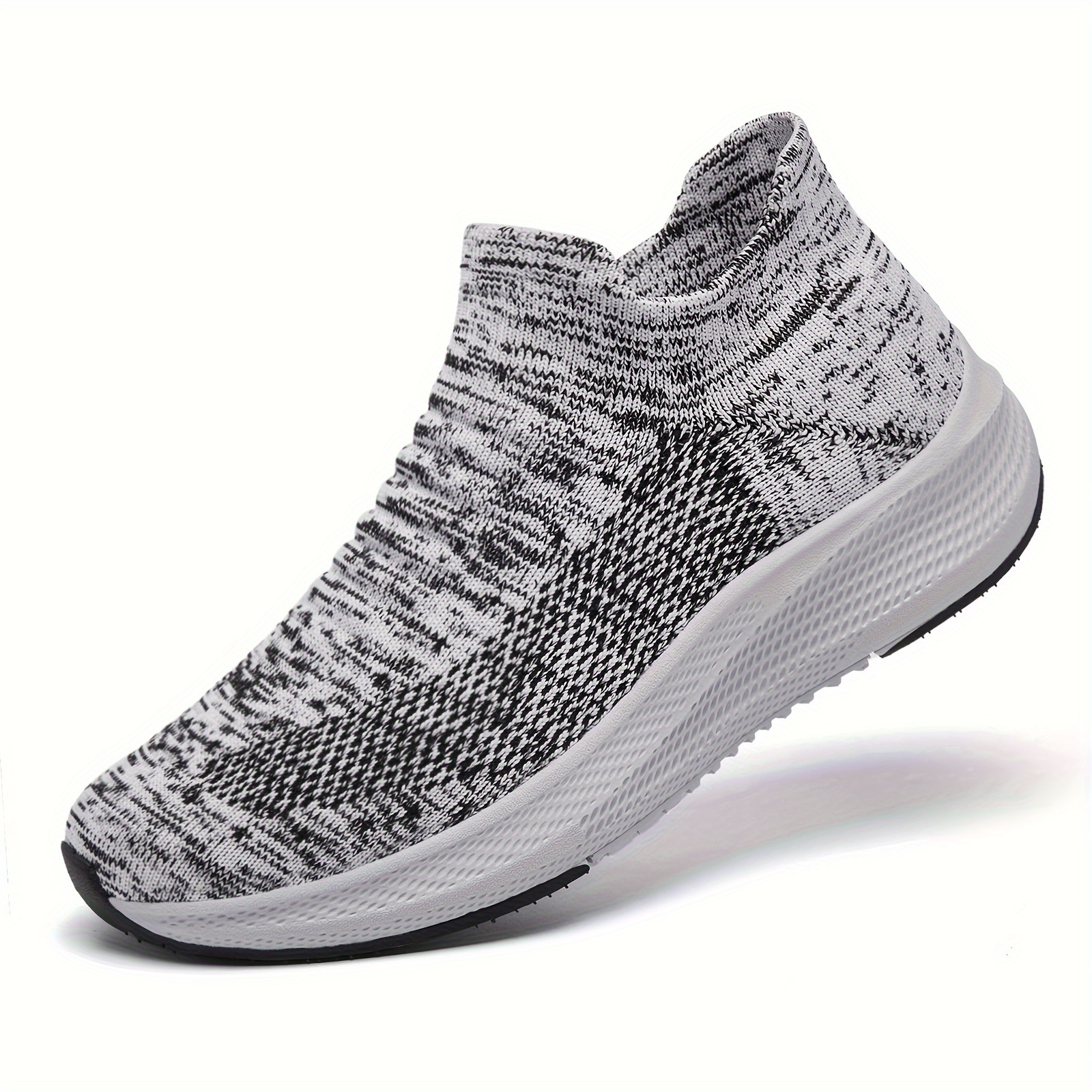 Womens Slip on Walking Shoes Comfort Lightweight Breathable Sock Shoe Non-Slip Mesh Casual Fashion Tennis Running Sneakers