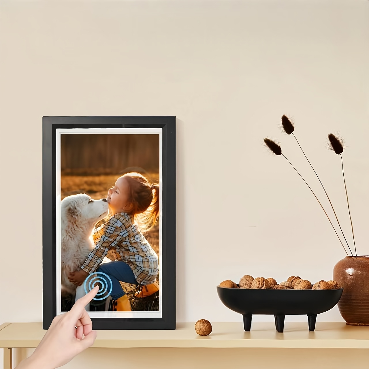 Image of 10.1 Inch Wifi Photo Frame, Ips Touchscreen, Full Rotation, Wall-mountable, Share And View Photos And Videos Anytime, Gift For Holidays, Commemorate And Record