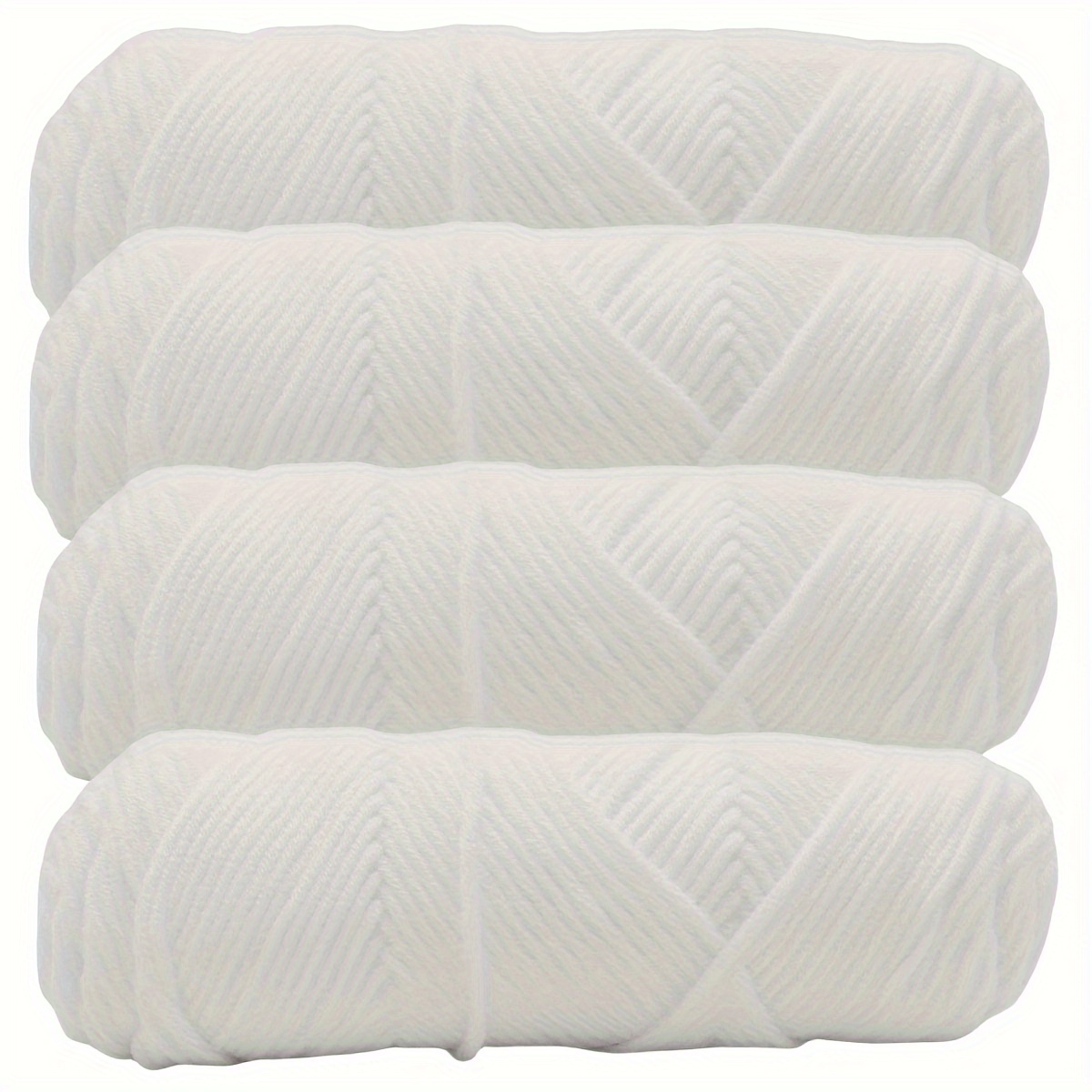 TEMU 4pcs Thick Valentines Day Yarn - Chunky Knitting & Crochet For Sweater, Hats, Scarves, Coats, And Bags Doll Soft, Warm And Comfortable Yarn -