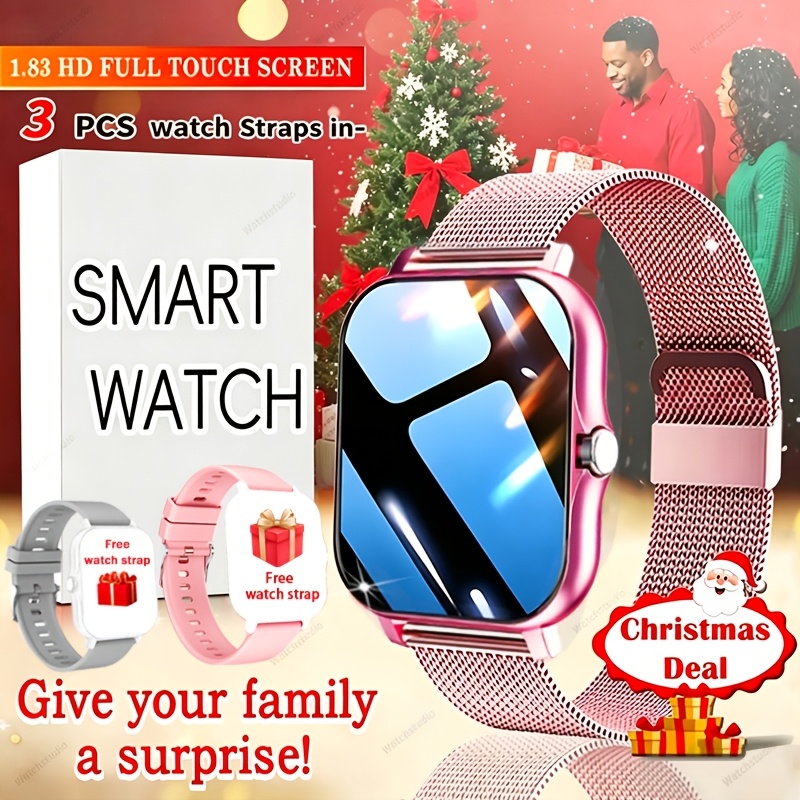 TEMU For Family And In 2025! A Beautiful And Elegant Smartwatch With Wireless Calling/answering, Multiple App Message Reminders, , Usb Rechargeable,