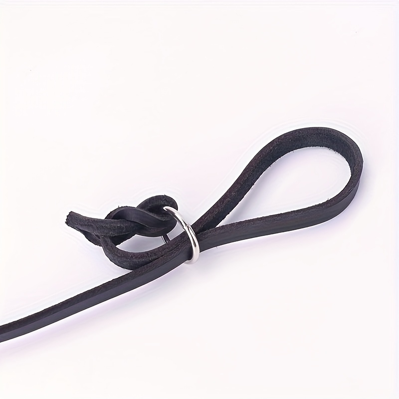 Leather Dog Leash, Long Cowhide Leash for Hands-Free Use