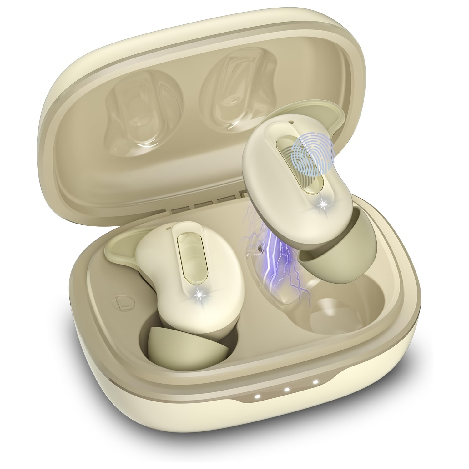 Wireless 5.4 Sleep Earbuds, -light Ergonomic In-ear Headphones, 14.2mm , 45db Anc+enc Noise Reduction, Pairing, Smart Touch With , 48h , Ideal For Side Sleepers, Compatible With & Ios