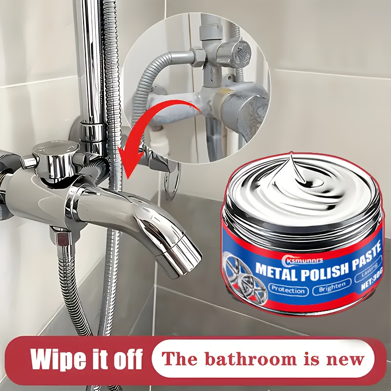 multifunctional metal polish suitable for cars kitchens bathrooms sinks chrome plating ceramics etc it   out the   restores     and enhances brightness