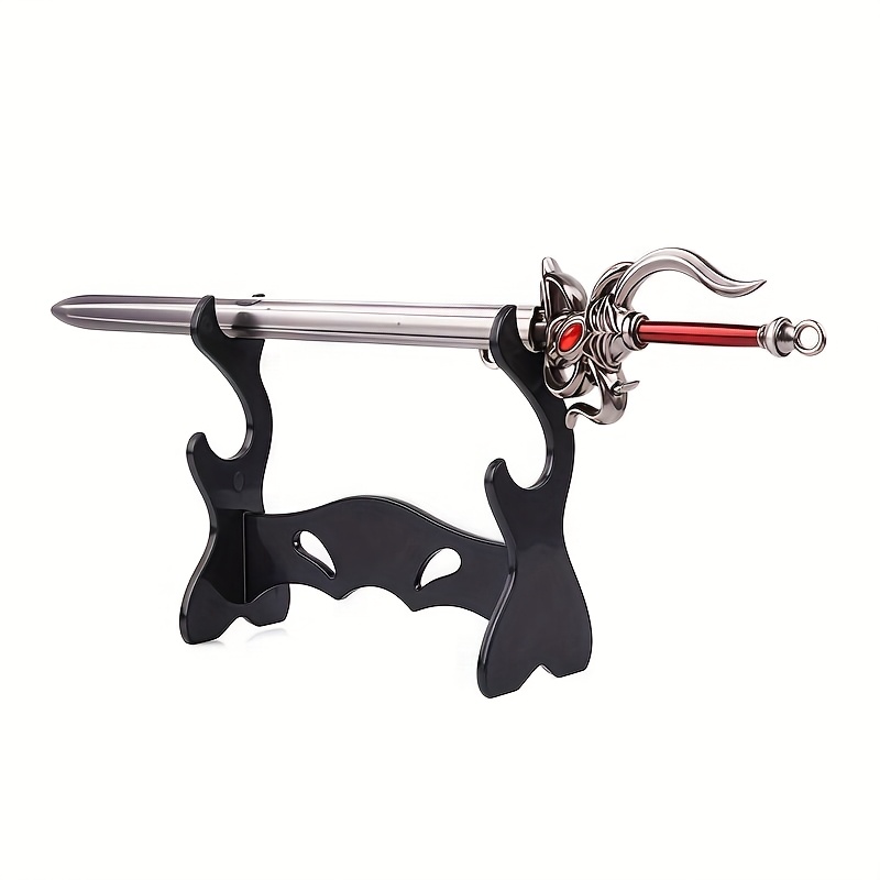 Two-tier Display Stand - Acrylic Wand Holder For Collections (wands Not Included, 3-in-1 Pack)