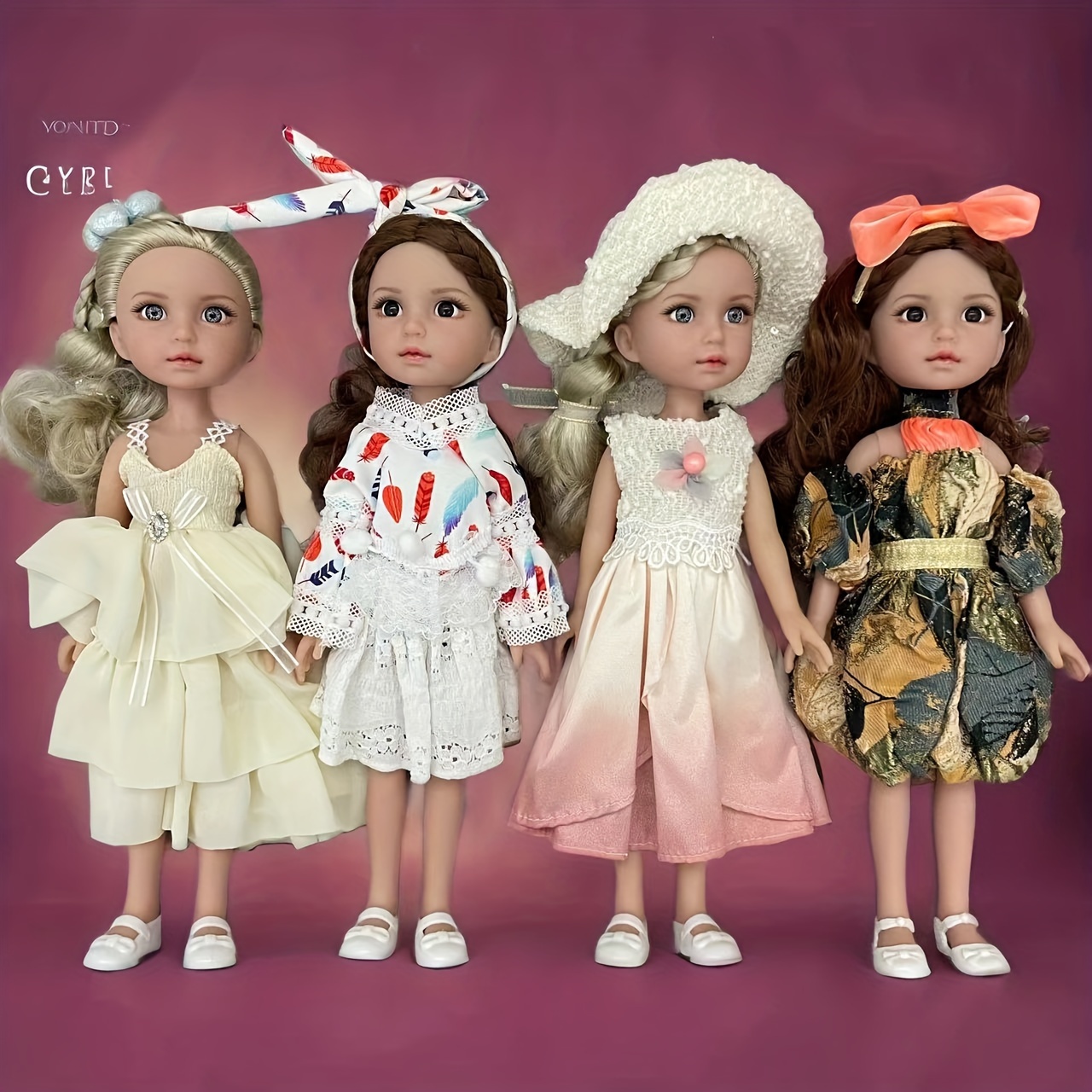 fashion doll bjd doll full vinyl doll cute madeup 5 Temu
