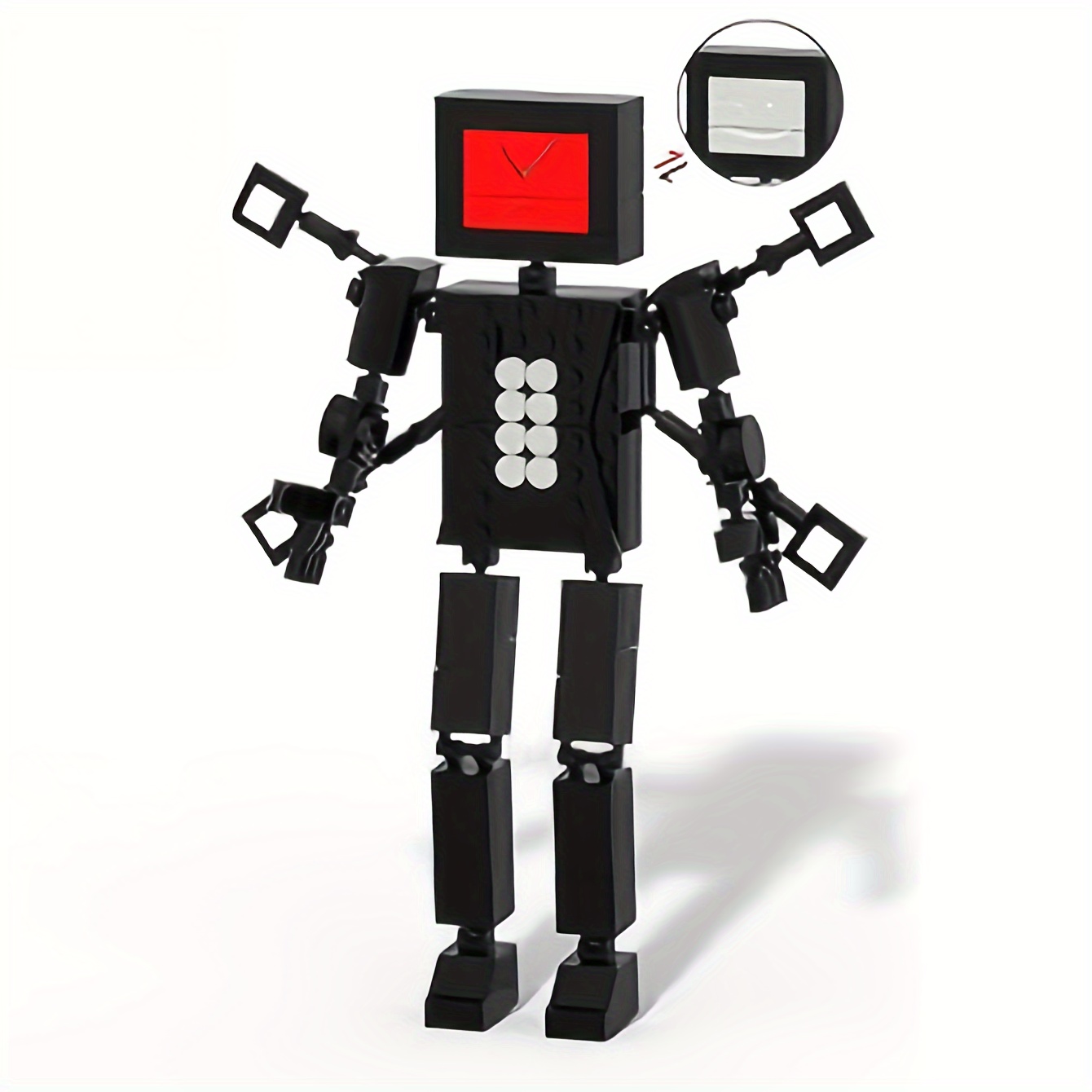 

Tv Man Building Block Set, Man Toy Building Block Characters, Game Movie Character Models, Gifts For Game Fans