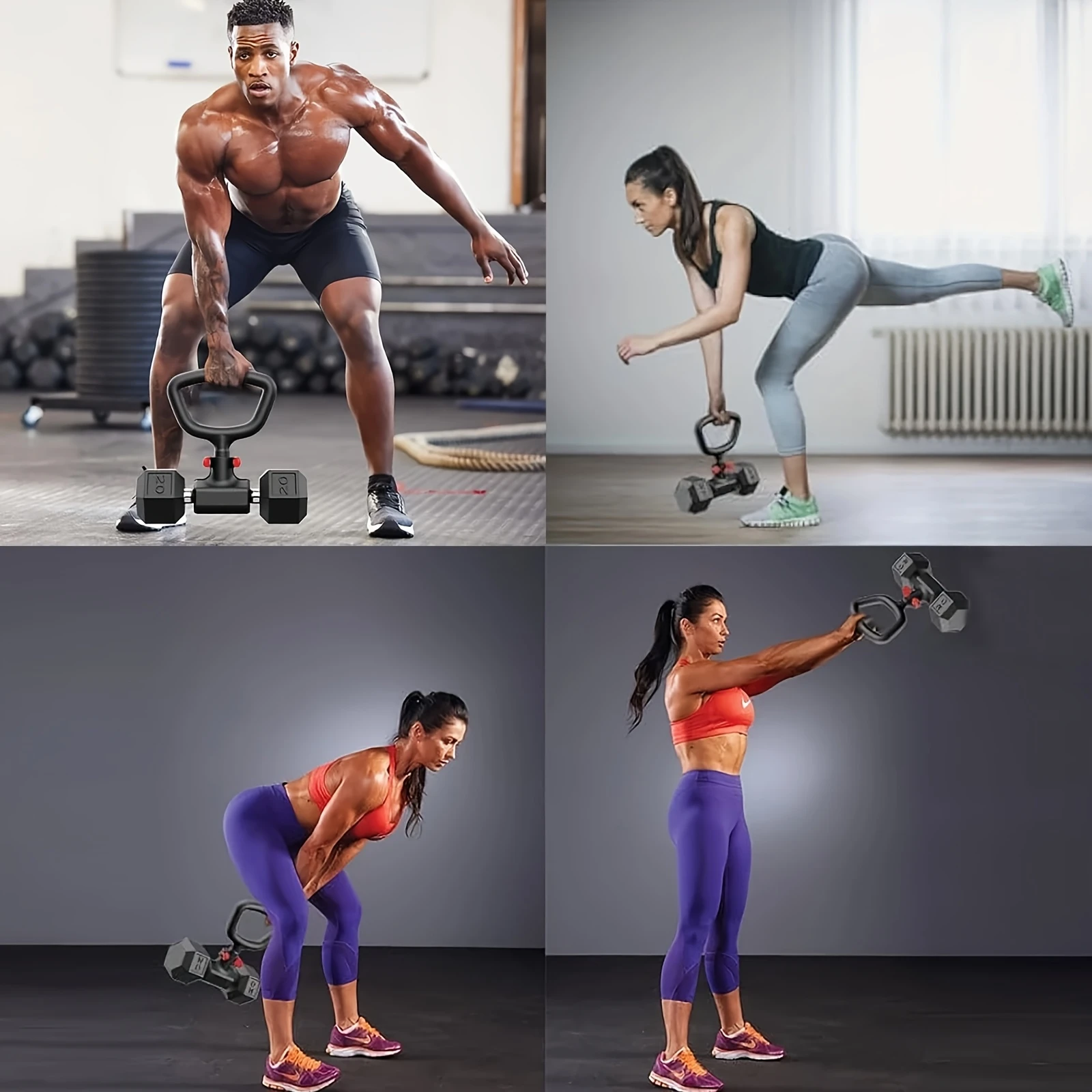 Adjustable Dumbbell and Barbell Set - Home Fitness Weights – detail 9