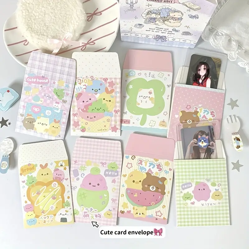 18pcs Cartoon Little Kaka Card Sleeves, Envelope Bags, Card Packaging Materials, Card Sleeves, High-* Paper Small Envelopes 18pcs Cartoon Little Kaka Card Sleeves, Envelope Bags, Card Packaging Materials, Card Sleeves, High-* Paper Small Envelopes