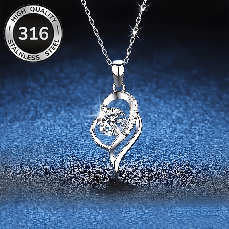 Image of Steel Exquisite Necklace, Elegant And Versatile, Suitable For Daily Wear, Suitable For Wedding Party Banquet Occasions, Is A Beautiful Christmas Gift For Women
