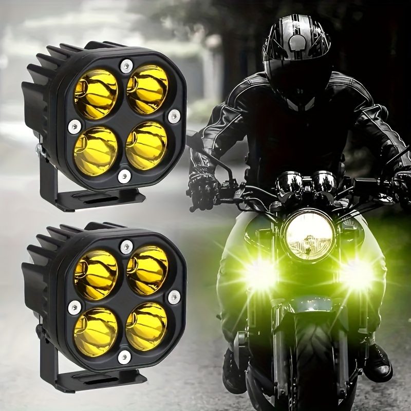 2PC 3inch Round LED Work Light Bar 40W Offroad Spot Flood Combo