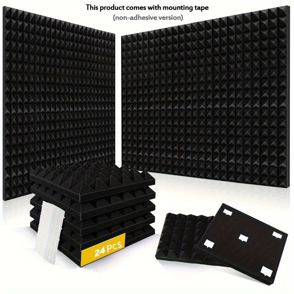 

Judio 24 Foam Panels - 2 Soundproofing , Reduction Foam For , , Pu