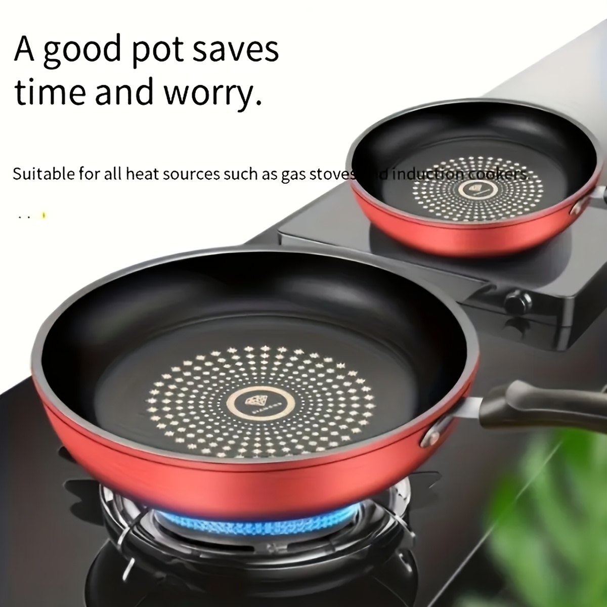   non stick frying pan dishwasher safe induction compatible low smoke healthy cooking   gas and electric stovetops