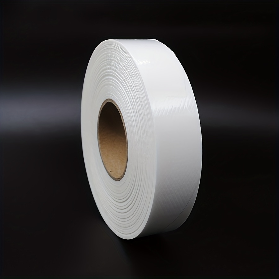 TEMU 49.99 Meters Hot Melt Adhesive Mesh Tape, Double-sided Releasable Liner Tape, For Curtain Fabrics, Iron-on Trim Tape, Interfacing Mesh, Sewing