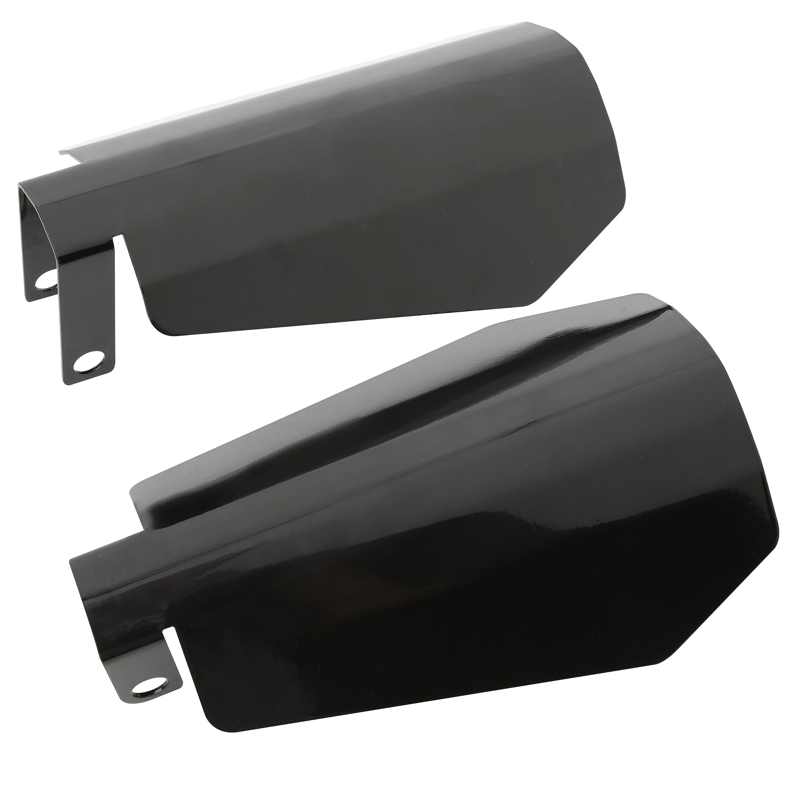 TEMU Motorcycle Black Large Size Shade Hand Guard Coffin Cut Wind Falling Protection Cover For Xl883 Fxdb Fxrs Baggers 2007-2020