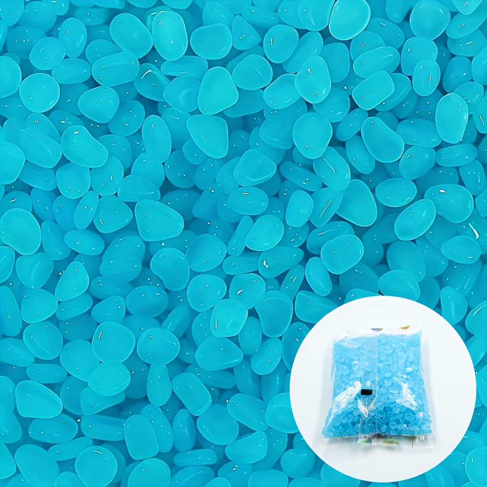 Image of Approximately 1004 Stones Weighing 0.33 Per Bag, With A Single Diameter Of 0.197 Inches, Suitable For Resin Glowing Stones In , Courtyards, And Flower Pots, Outdoor Decorations, And Painting Stones