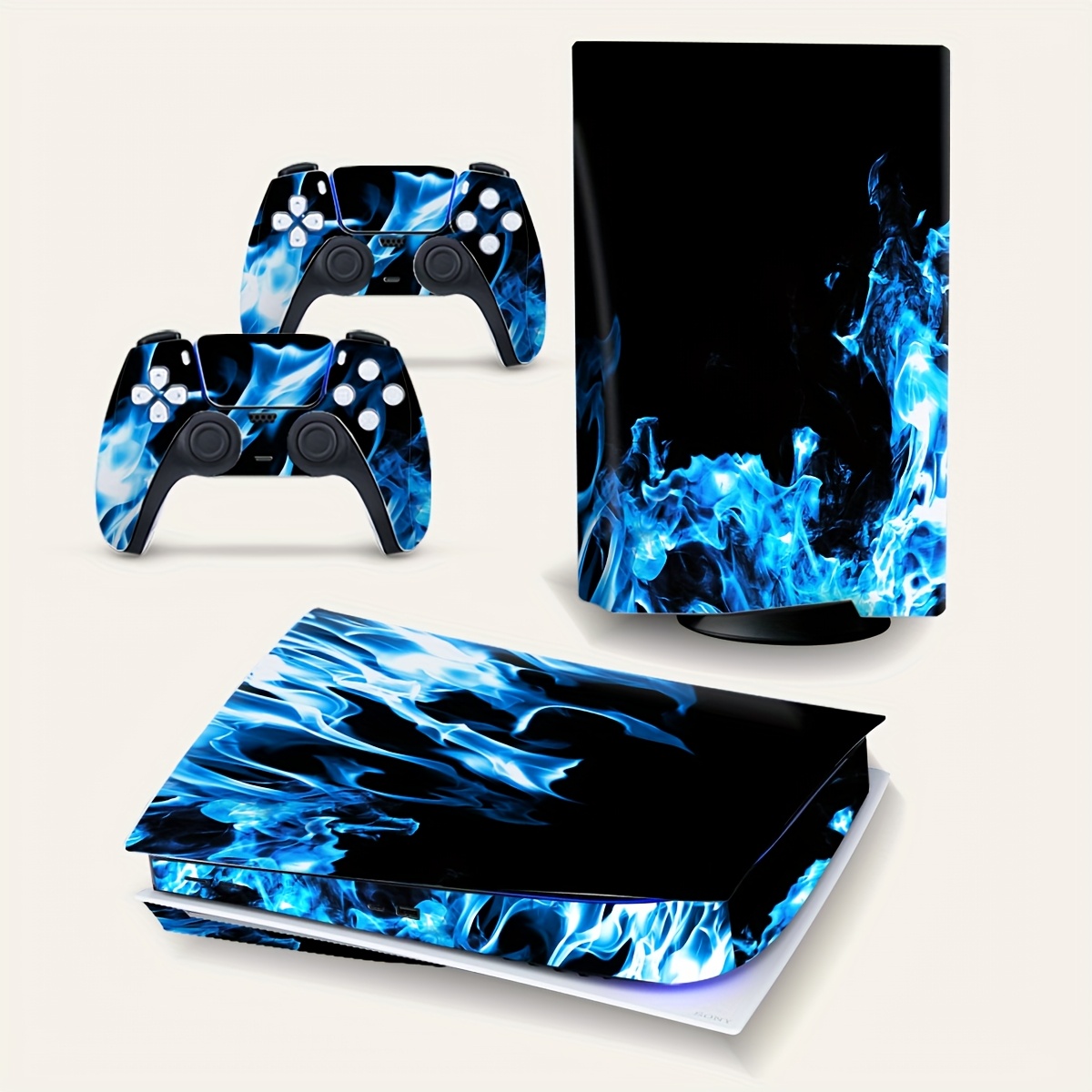 

1 Set Design Ps5 Console And Controller Skin, Pvc Material, Full Coverage, /water/dirt Resistant, Optical Drive Version Compatible, Ideal Gift For Gamers